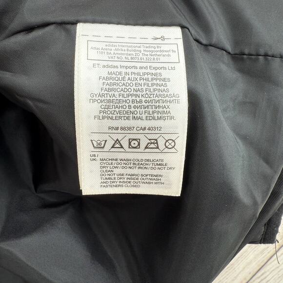 Adidas Tiro 17 LA Galaxy San Diego Winter Jacket Adult Large Black Puffer - Picture 9 of 12